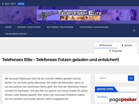 mehr Information : Telefonsex Elite